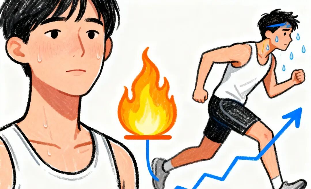 流汗与燃脂关系_跑步流汗好处_锻炼身体的好