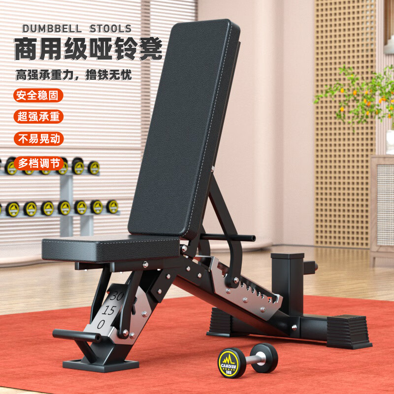 最新上下摇晃的健身椅_家用健身器械选择_多功能哑铃凳